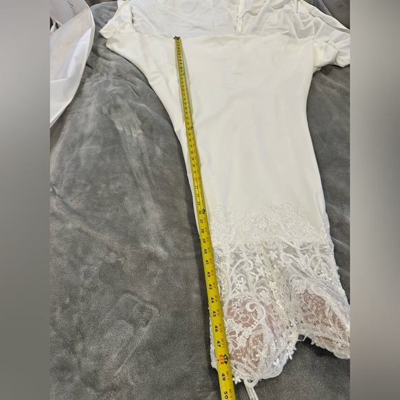 Maggie Sotterro 20rk 714✨New sz4- Brand New!🤍Fitted w/Bustle Underneath-nostrap - Picture 11 of 17